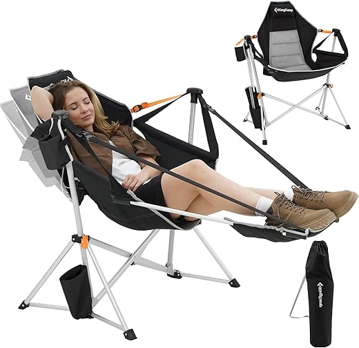 KingCamp Camping Hammock Folding Rocking Chair