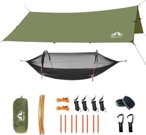 Night Cat Camping Hammock Tent With Mosquito Net