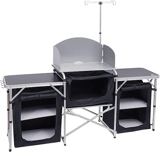 Nice C Camping Kitchen Station + Roll Up Table