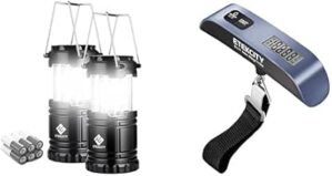 Etekcity Camping Lanterns & Digital Luggage Scale Bundle