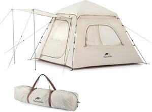 Naturehike Camping Tent, 3-4 Person Instant Cabin