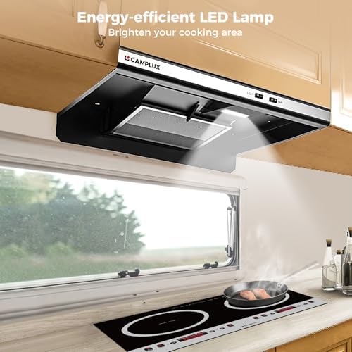 CAMPLUX ENJOY OUTDOOR LIFE RV Gas Range and Range Hood Combo - Image 4