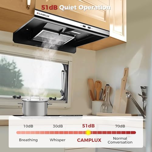CAMPLUX ENJOY OUTDOOR LIFE RV Gas Range and Range Hood Combo - Image 5