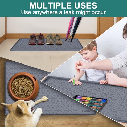 CANIVI Silicone Waterproof Under Sink Mat, 34" x 22 - Image 5