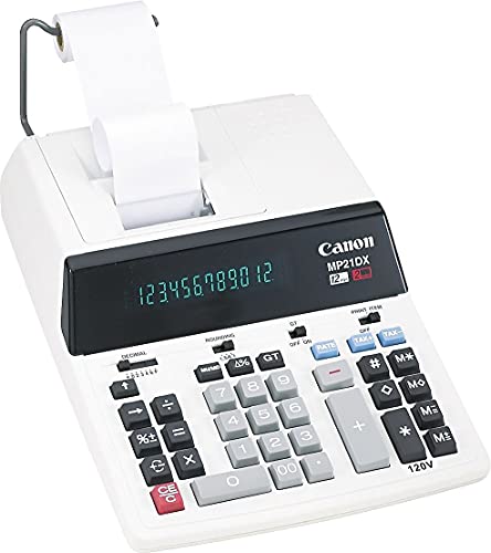 Canon CNMMP21DX Color Printing Calculator, AC Powered - Image 2