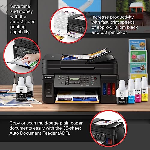 Canon G7020 Wireless Supertank Printer, Black - Image 3