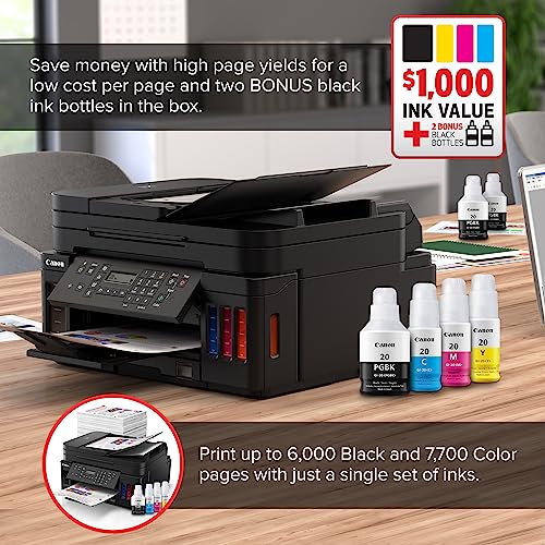 Canon G7020 Wireless Supertank Printer, Black - Image 2