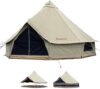 KingCamp Canvas Bell Tent For Camping, 4 Seasons