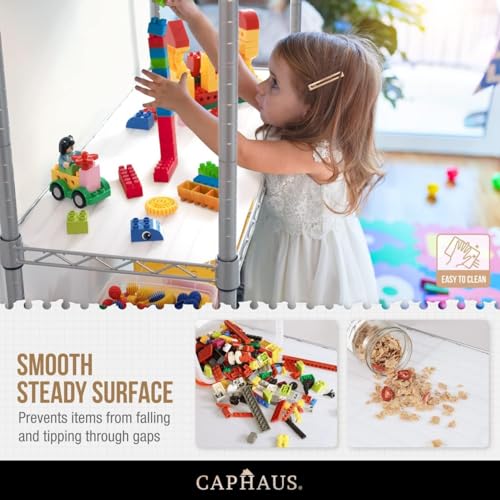 CAPHAUS Commercial Grade Wire Shelving With Wheels - Image 5