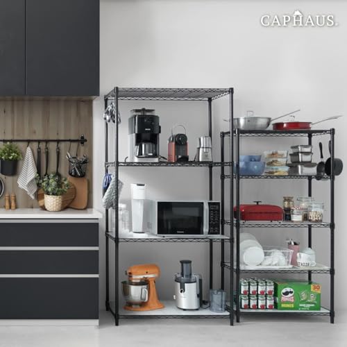 CAPHAUS Commercial Grade Wire Shelving With Wheels - Image 2