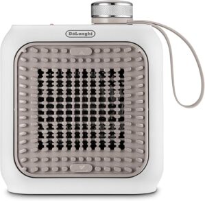 De’Longhi Capsule Solo Personal Ceramic Heater, Beige