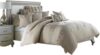 Michael Amini Captiva 10pc King Comforter Set Neutral