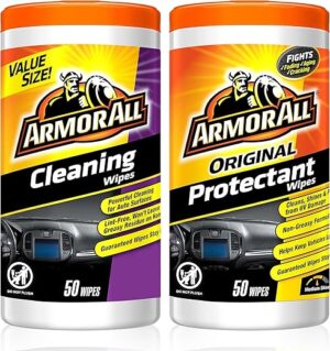 Armor All Car Cleaning & Protectant Wipes, 50 Count