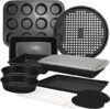 KITCHENATICS Carbon Steel Nonstick Baking Pans Set