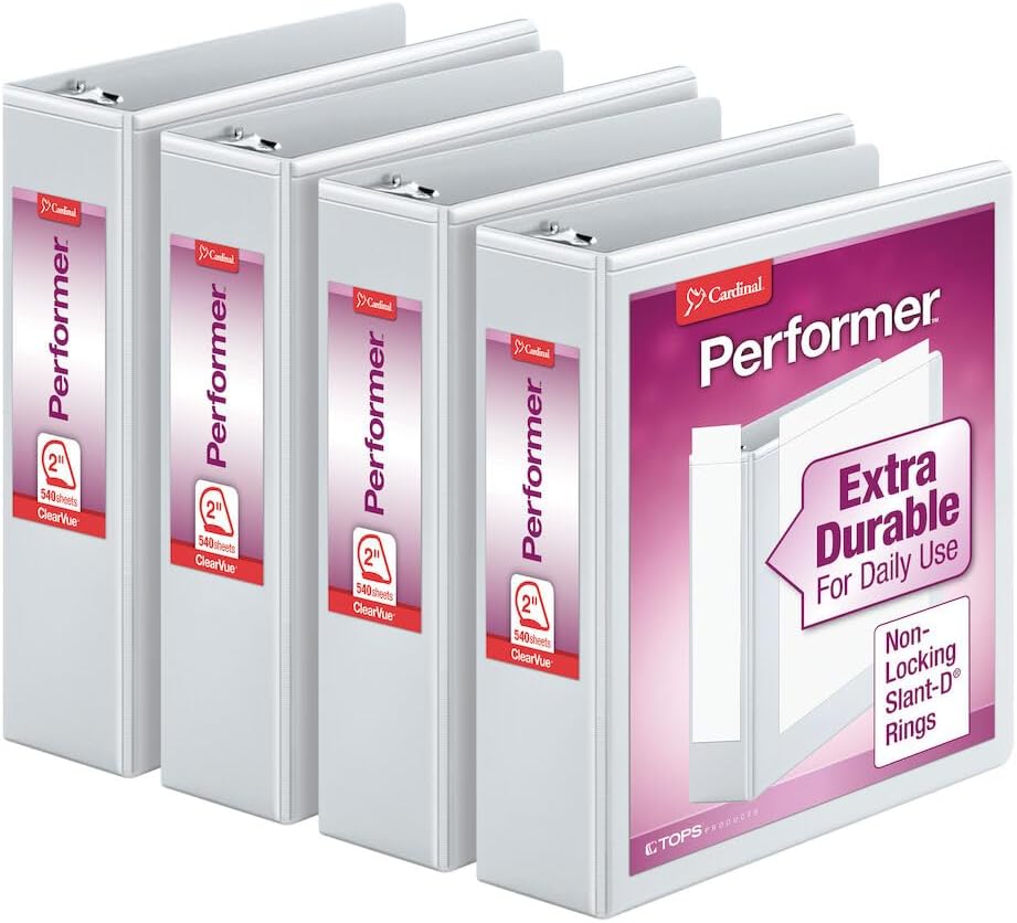 Cardinal Cardinal 3-Ring Binders, 2-Inch, 27500
