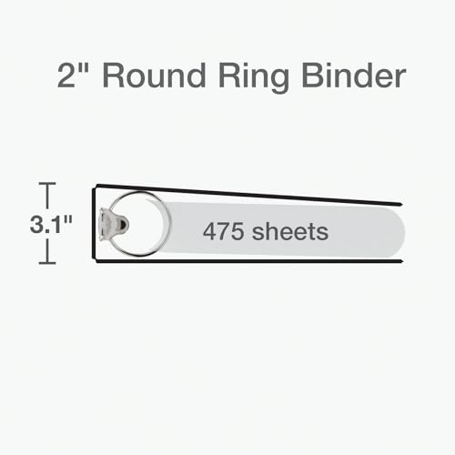 Cardinal 3 Ring Binders, Durable 2 Inch, 4 Pack - Image 2