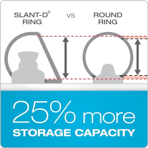 Cardinal Slant-D Ring 11" x 17" ClearVue Binders - Image 3