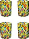 Amici Home Carnaval DOF Glass Set | Handmade Mexican Glassware