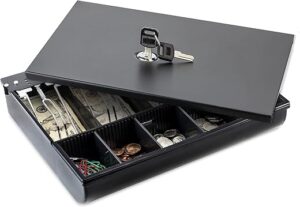 Volcora Cash Drawer Tray With Locking Cover