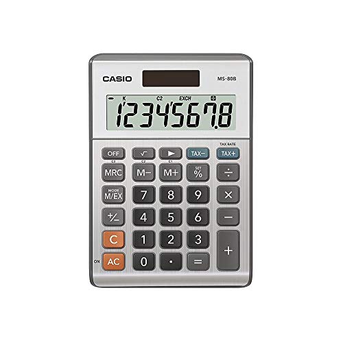 Casio MS-80B Standard Function Calculator, 5 Pack - Image 3