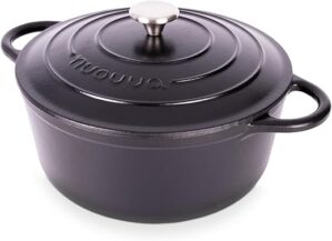 nuovva Cast Iron Dutch Oven With Lid
