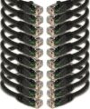 iMBAPrice Cat5e Network Ethernet Patch Cable, 50′ IMBA-CAT5-50BK-10PK