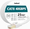 Jadaol Cat8 Ethernet Cable, 25 FT High Speed