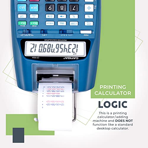 CATIGA Printing Calculator With Bonus Ink Cartridges - Image 3