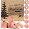 SHARKWOODS Cedar Storage Variety Pack: 30 Rings & 20 Balls (50Pack)