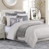 H HIEND ACCENTS Celeste Super King Comforter Set, Taupe