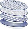 Selamica Ceramic 12 Inch Oval Serving Platters