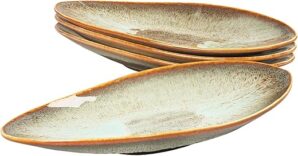 jinsongdafa Ceramic Dinner Plates Set, Scratch Resistant
