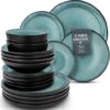 PURE LIVING INTERIOR DESIGN Ceramic Dinnerware Set – 12 Piece