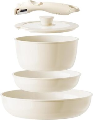 Redchef Ceramic Nonstick Cookware Set, PFAS Free