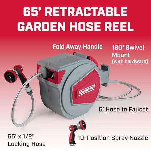 Chapin International 65 Ft. Retractable Garden Hose Reel - Image 3