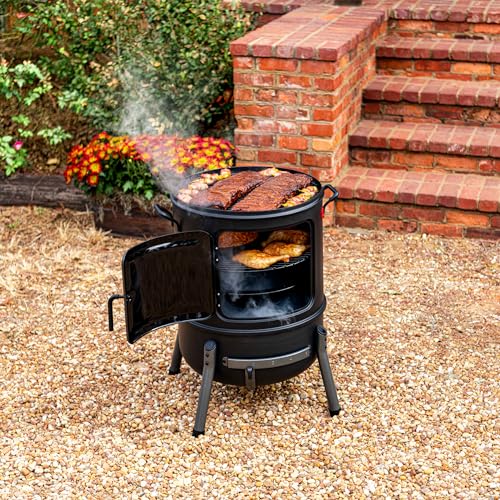 Char-Broil 20" Bullet Charcoal Smoker - 18202076 - Image 5