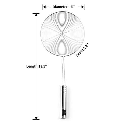 Chirano Stainless Steel Spider Strainer Spoon - Image 4