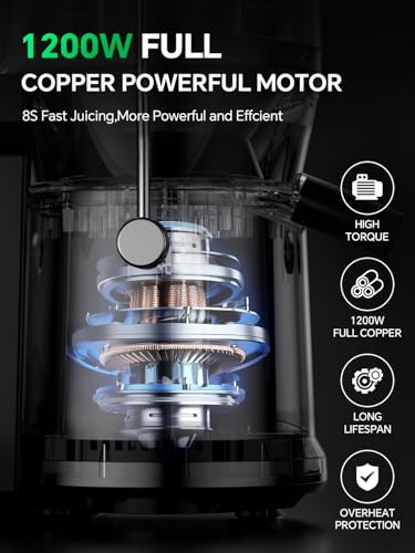 CHOPJOY 1200W Juicer With 3" Feed Chute - Image 2