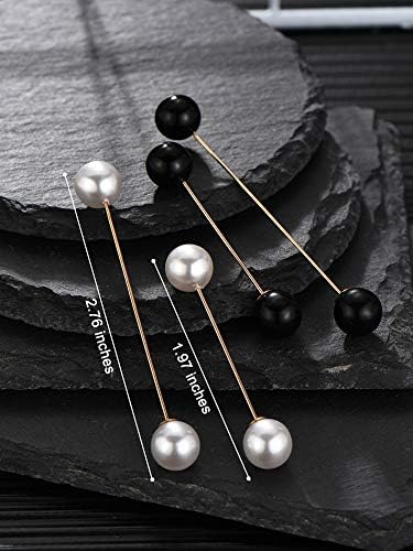 Chuangdi Sweater Shawl Clips Pearl Brooch Pins - Image 4