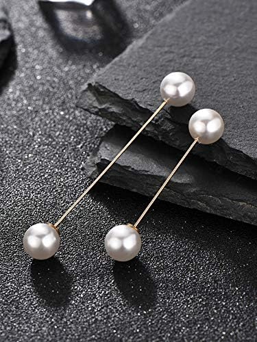 Chuangdi Sweater Shawl Clips Pearl Brooch Pins - Image 5