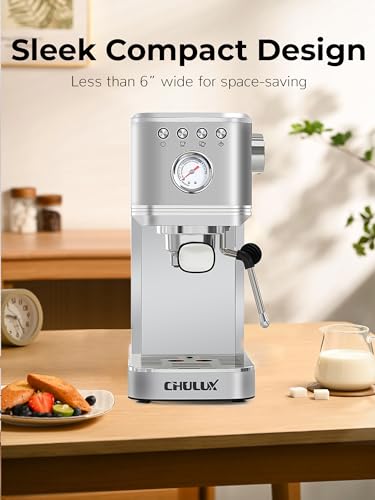 CHULUX Espresso Machine 20 Bar With Frother - Image 5