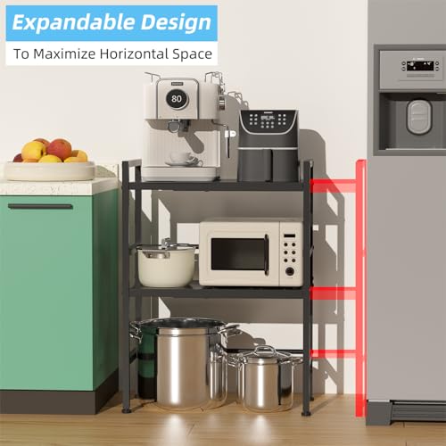 Cidaziya 2-Tier Expandable Metal Storage Shelves - Image 5