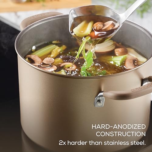 Circulon Premier Hard Anodized Nonstick Cookware Set, Bronze - Image 3