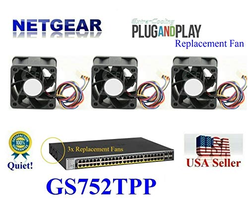 Cisco 3 Pack Quiet Replacement Fans For GS752TPP - Image 5