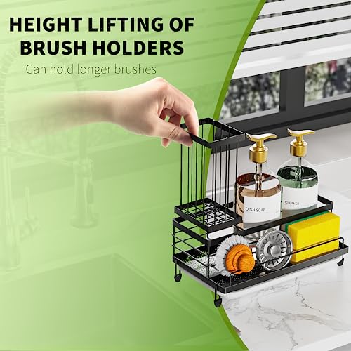 Cisily Kitchen Sink Caddy Organizer, Rustproof Non-Slip - Image 2