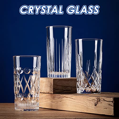 Claplante Crystal Highball Glasses, Set Of 6 - Image 4