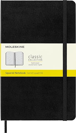 Moleskine Classic Hard Cover Large Squared Notebook