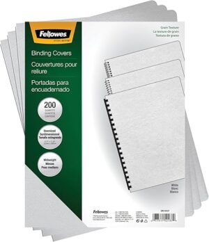 Fellowes Classic Presentation Cover, 200 Per Pack (52137)
