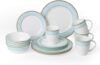 Wpslnwo Classic Relief Gilt Edged Porcelain Set