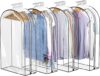 Liuoud Clear Garment Bag For Hanging Clothes